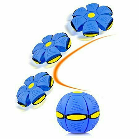 Δίσκος - Φρίσμπι όπου γίνεται Μπάλα με LED - Flat Ball Disk σε Διάφορα Χρώματα